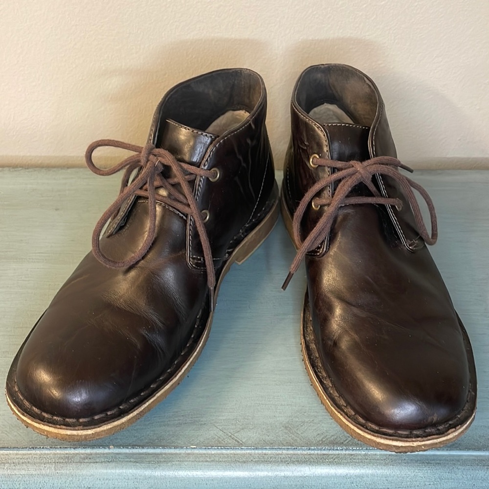 UGG men’s leather Neumel leather lace up boots